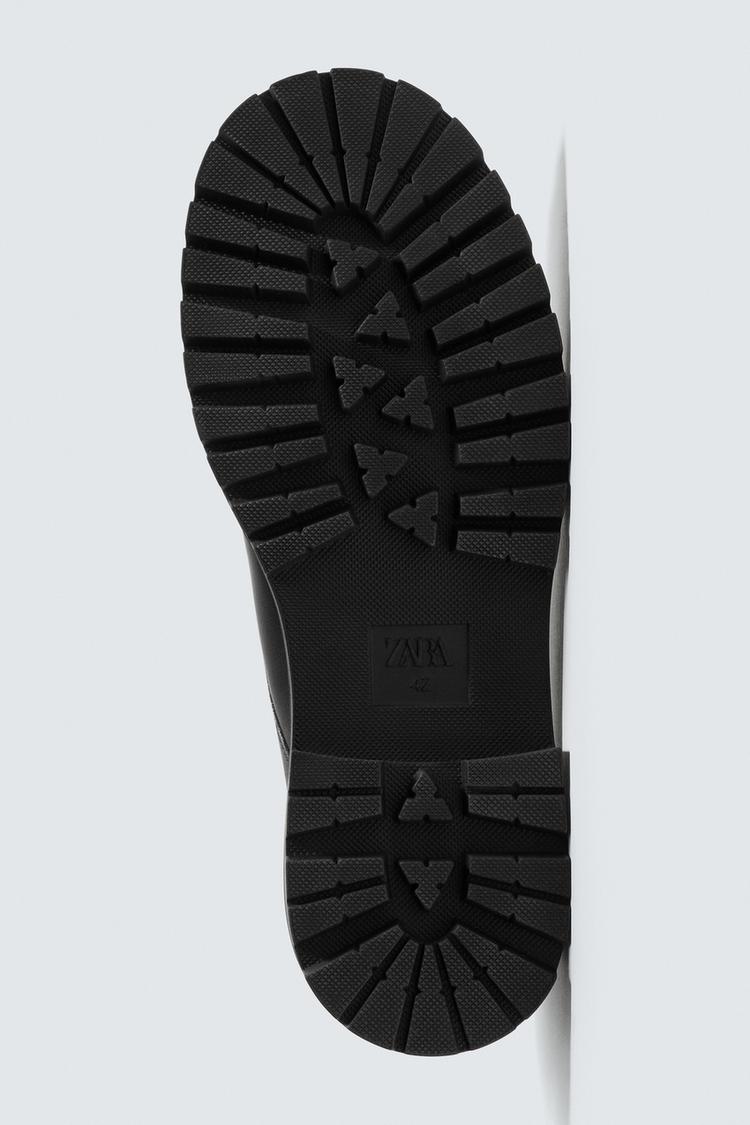 Zara Leather Derby Shoes