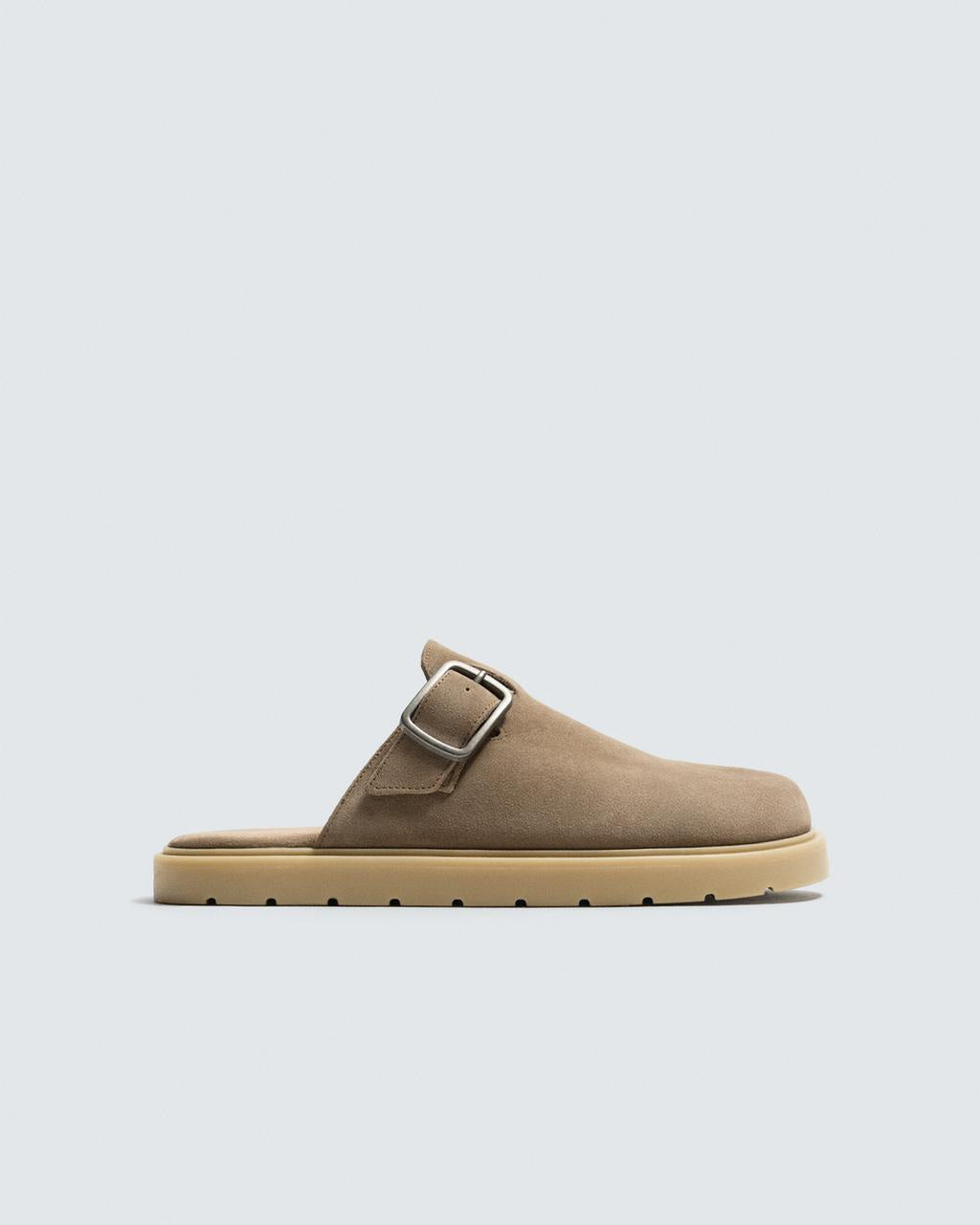 Men's Leather Suede Clogs