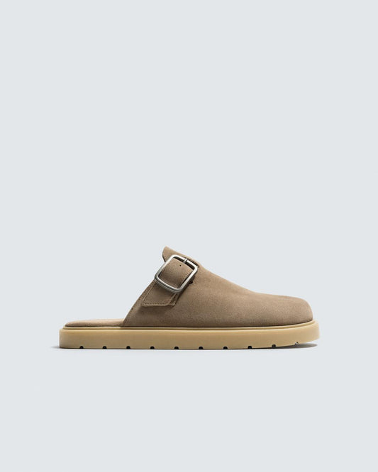 Men's Leather Suede Clogs