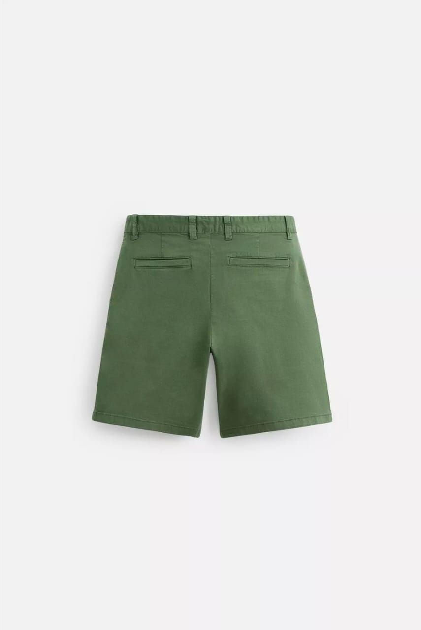 Zara Green Chino Shorts