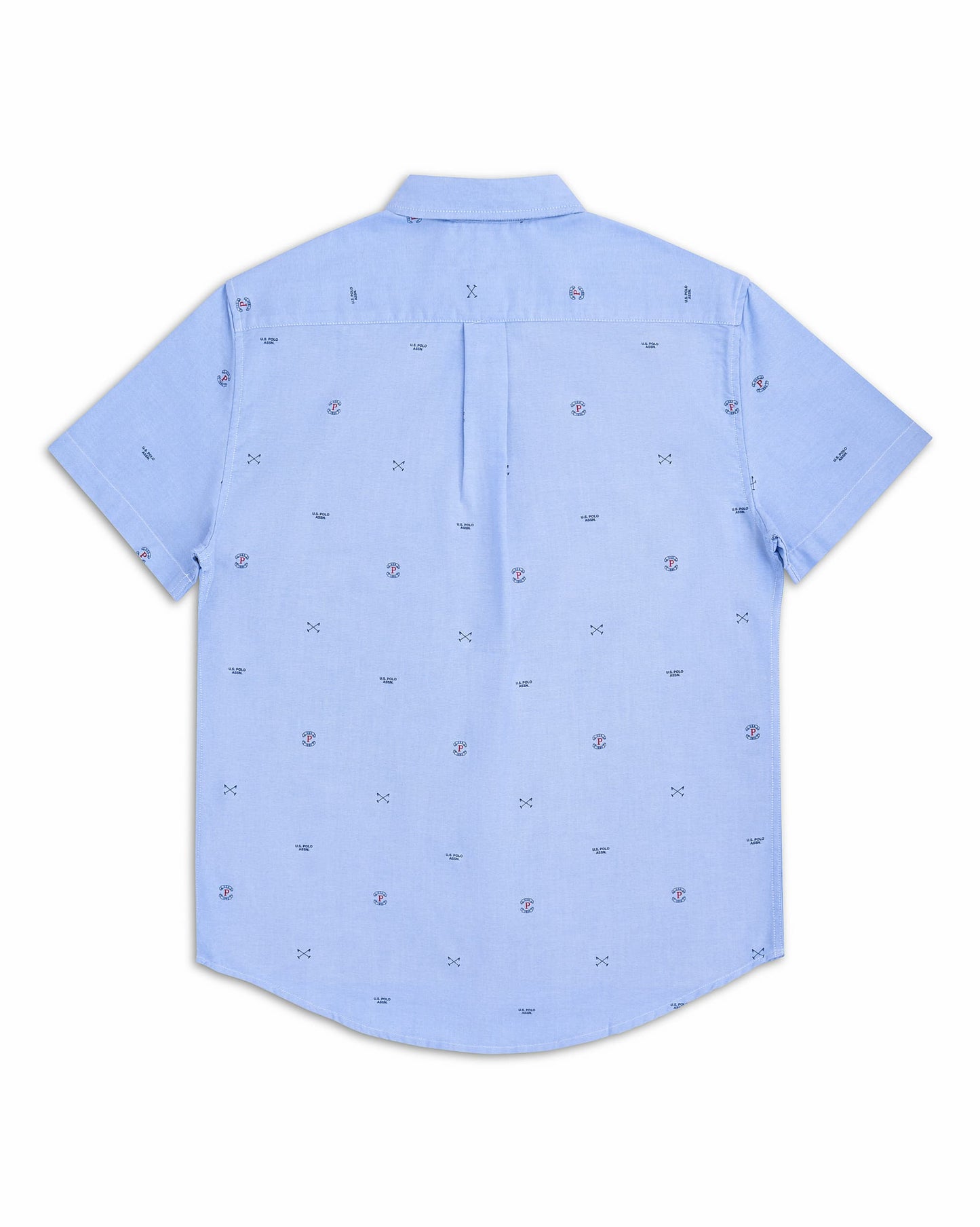 US Polo Assn Regular Fit Flag-Embroidery Shirt in Blue