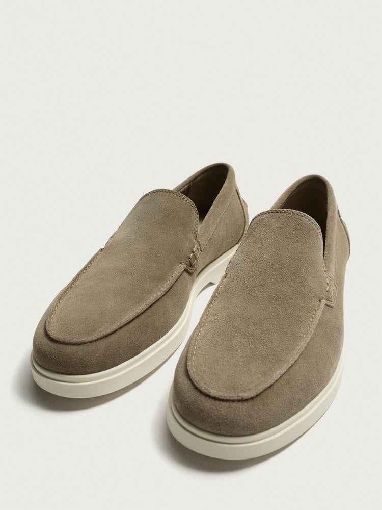 Zara Casual Leather Loafers
