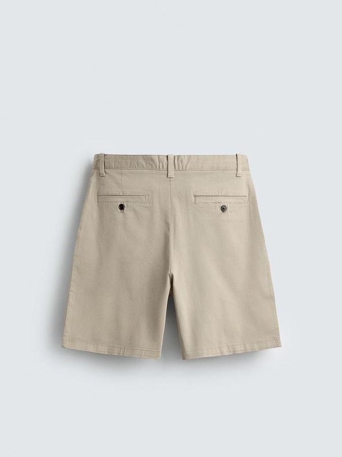 Zara Relaxed Fit Cotton-Linen Bermuda Short