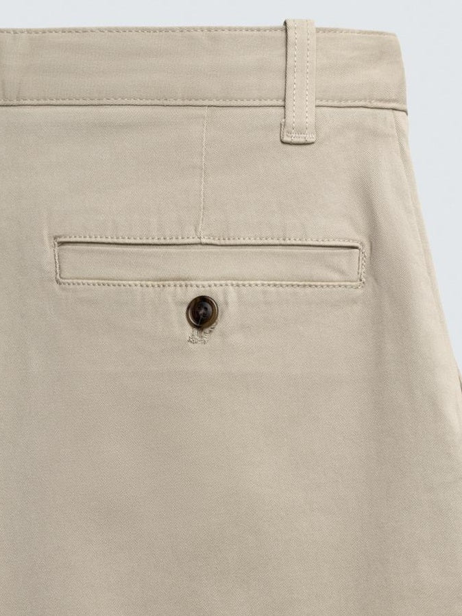 Zara Relaxed Fit Cotton-Linen Bermuda Short