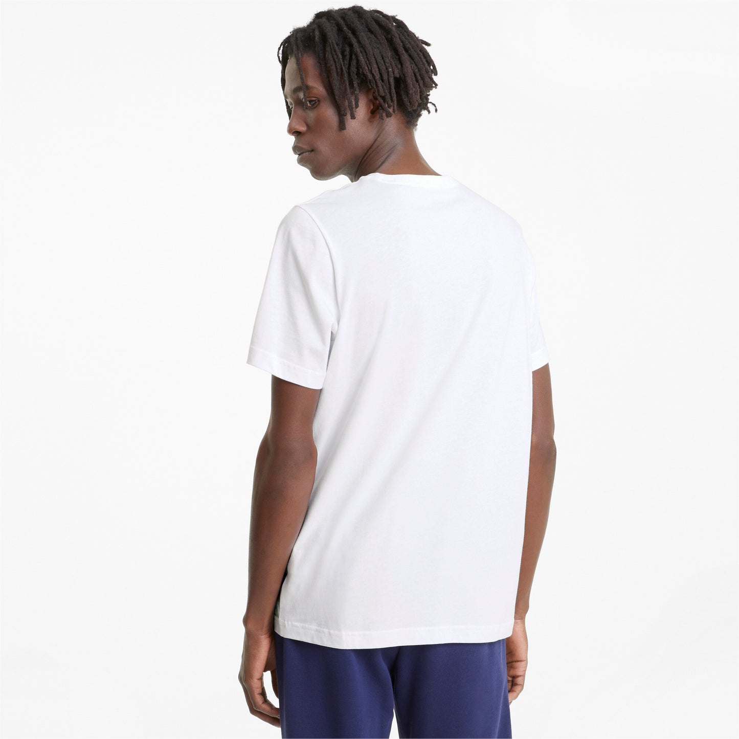Puma Regular Fit Cotton Essential Small Logo T-Shirt.