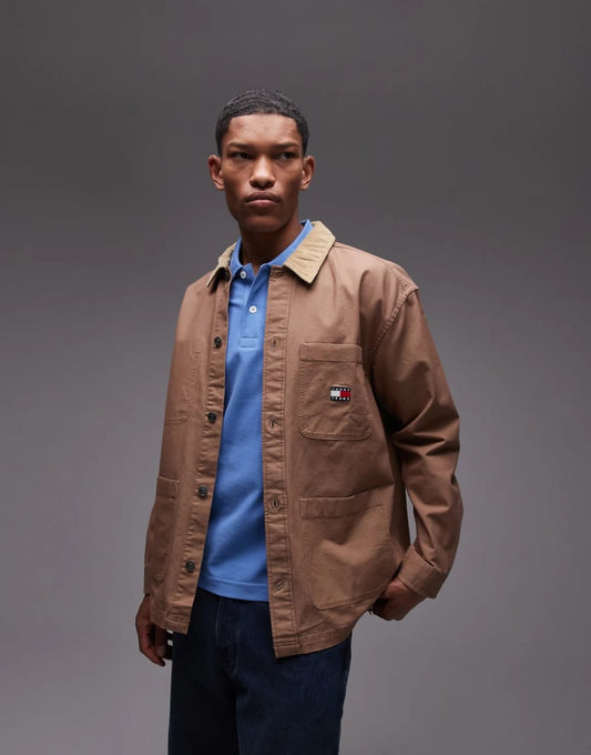 Tommy Hilfiger Brown Corduroy Overshirt
