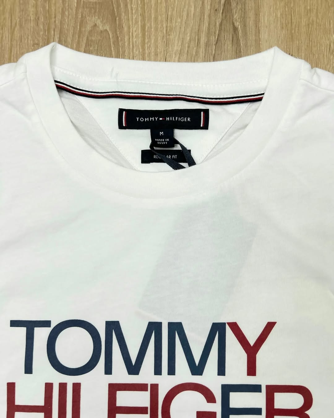 Regular Fit White Logo T-shirt