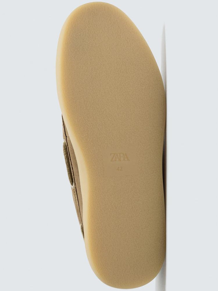 Zara Leather Boat Shoe