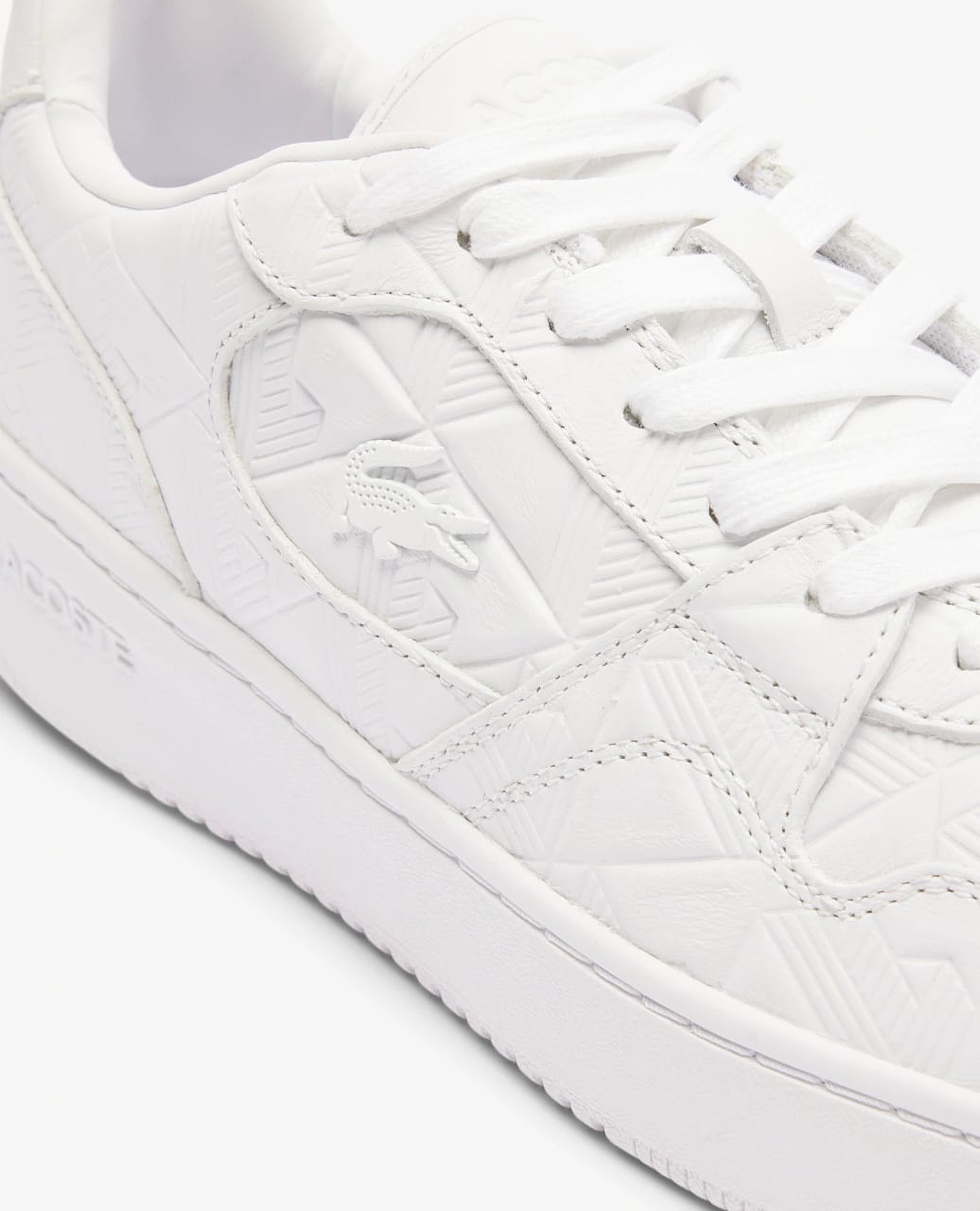 Lacoste L001 Set Monogram Sneakers in White