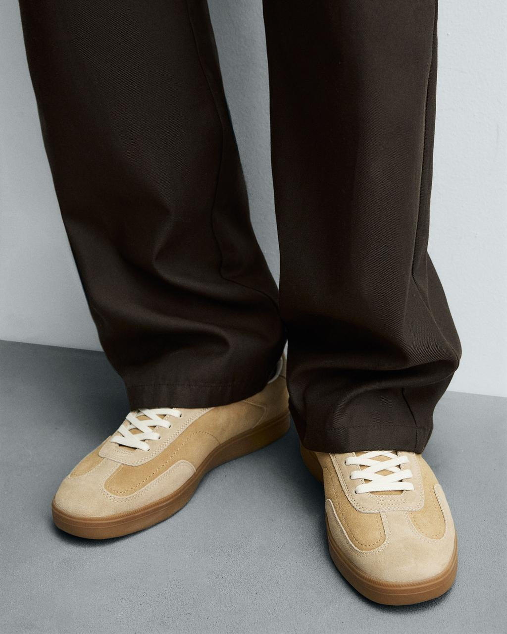 Zara Leather Trainers