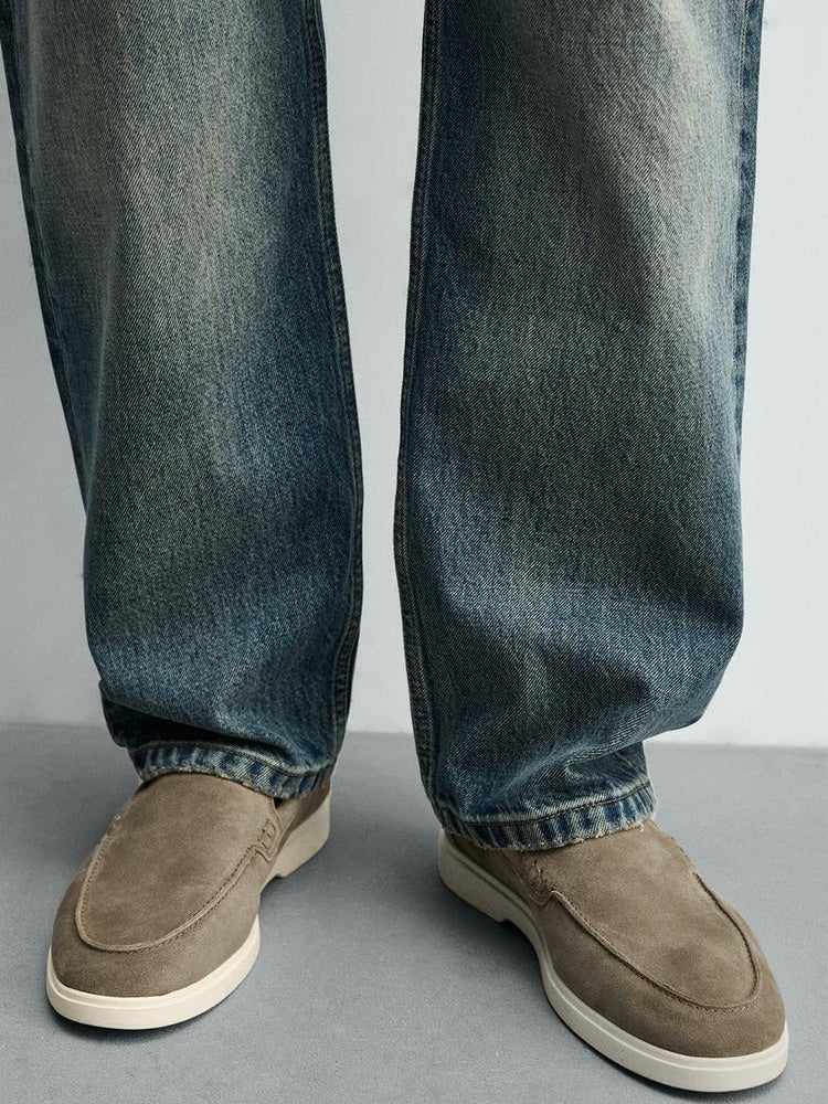Zara Casual Leather Loafers