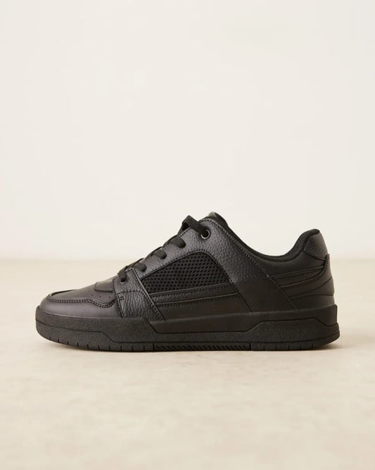 Asos Black Mulit-panelled Trainers