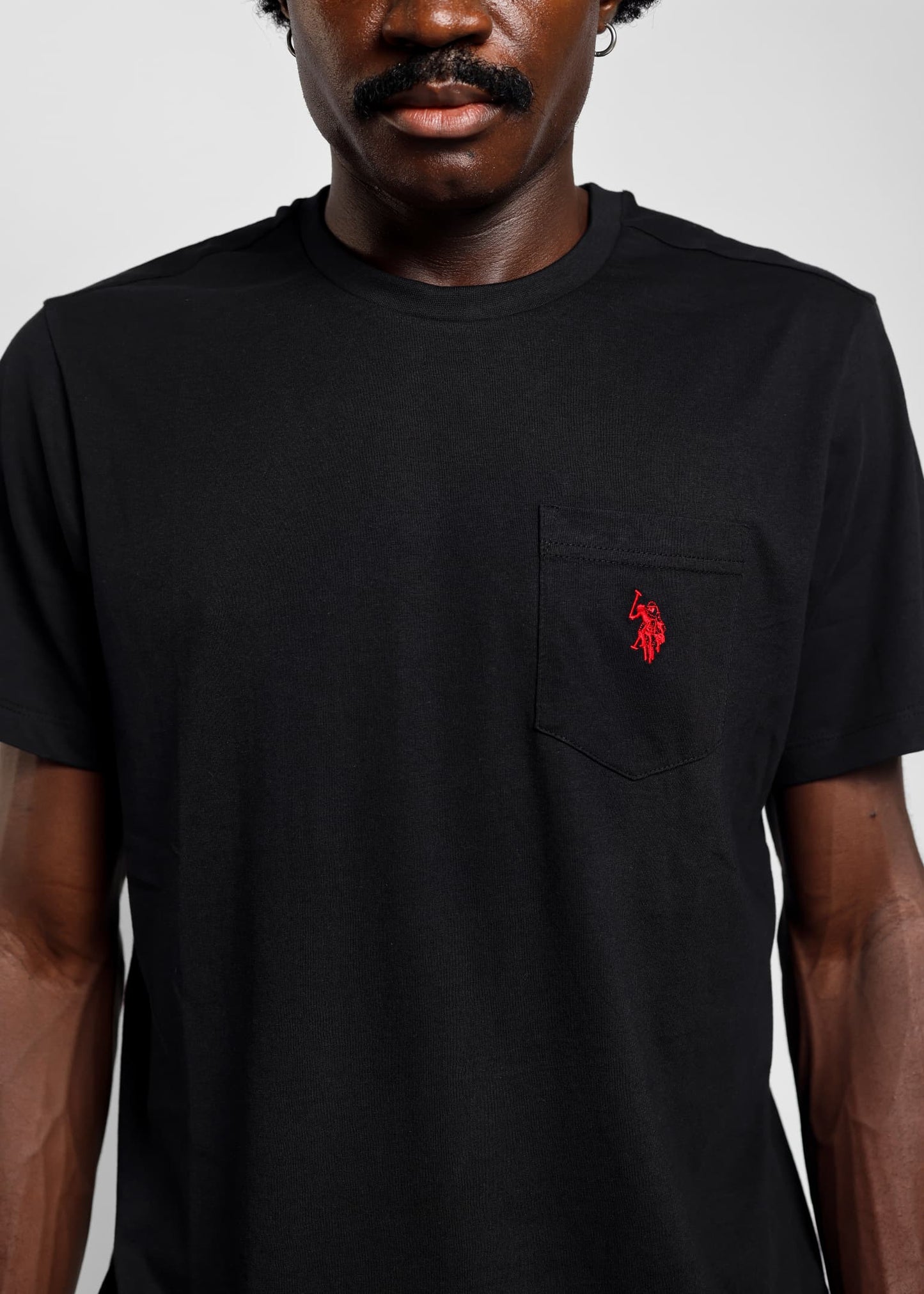Crew Neck Pocket T-Shirt