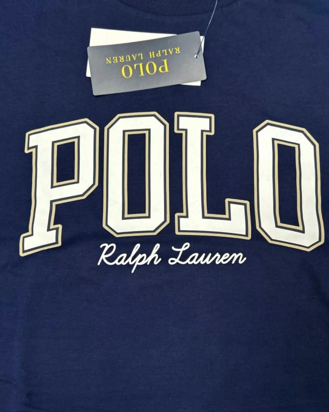 Classic Fit Navy Logo Jersey T-shirt