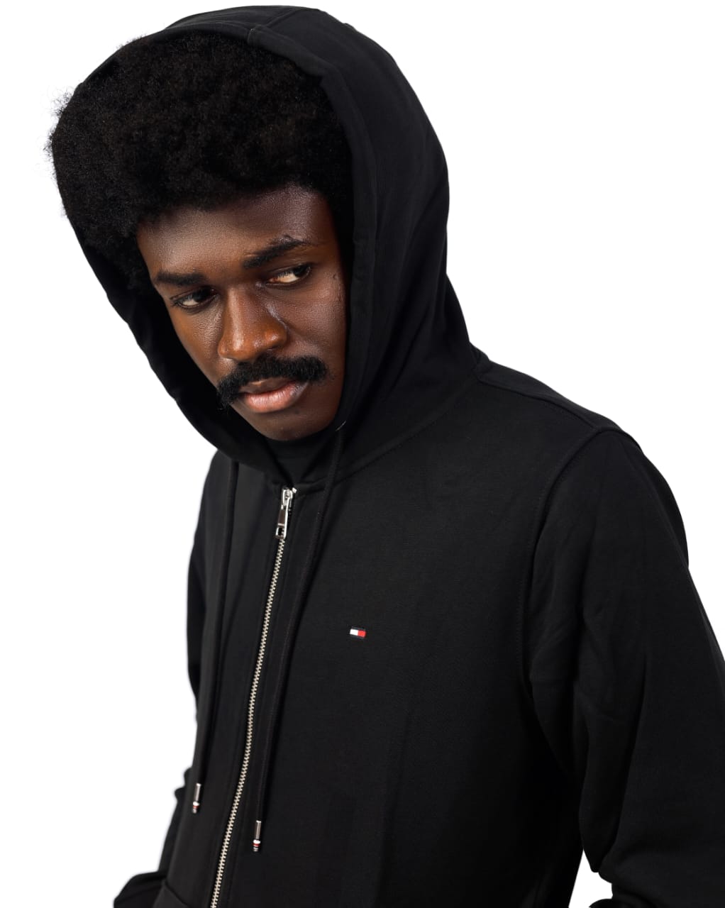 Tommy Hilfiger Black Zip-Through Hoodie