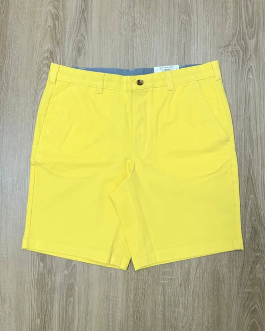 Men's Yellow Chino Shorts
