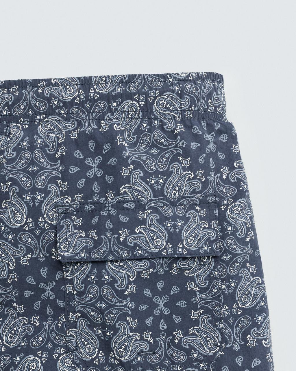 Zara Paisley Print Swim Short