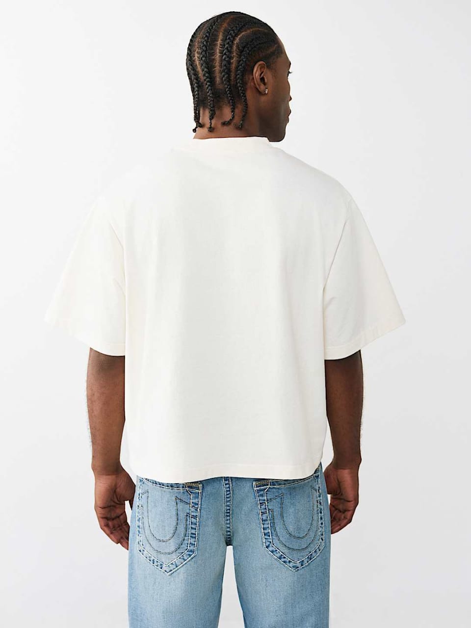 True Religion Multi Logo Boxy T-Shirt