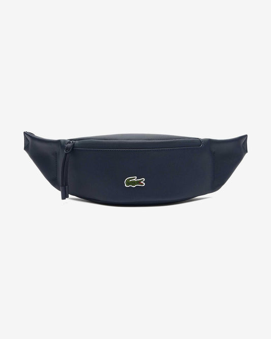 Lacoste Zipped Belt Bag In Navy