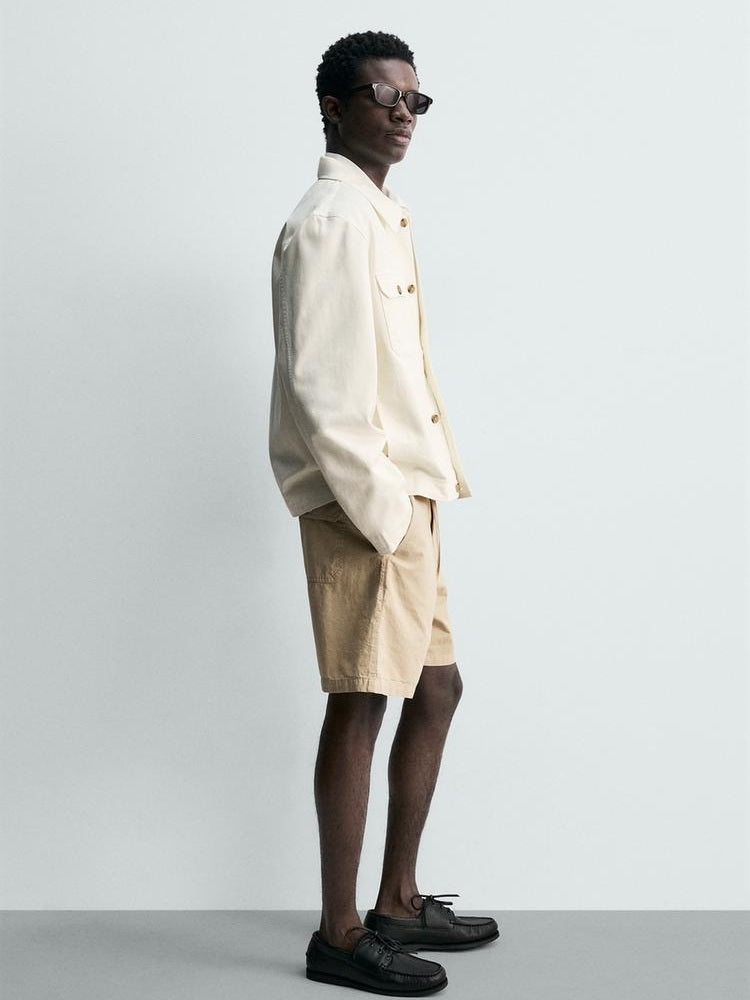 Zara Regular Fit Jacket With Pockets