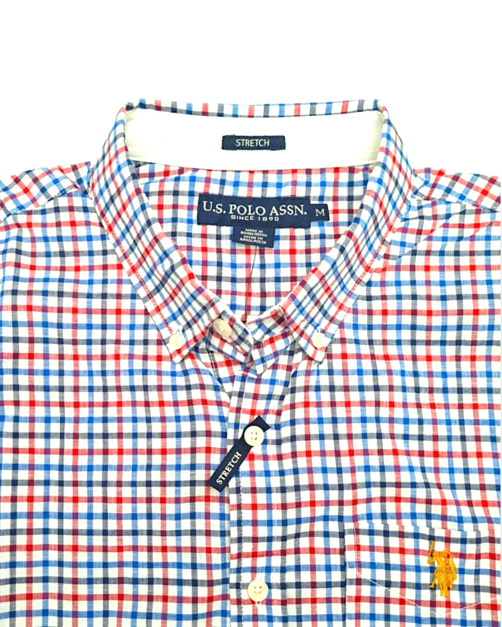 Plaid Button-Down Down Shirt