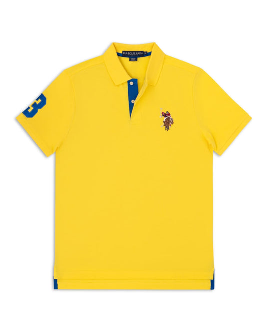 Us Polo Assn Polo Shirt In Yellow