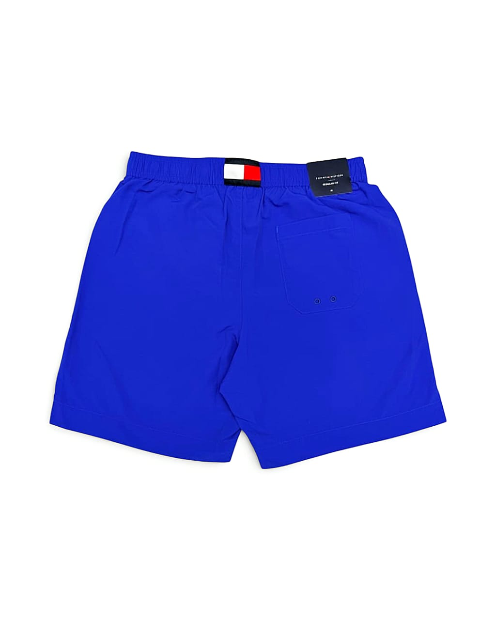 Tommy Hilfiger Regular Fit Essential Flag Swim Short In Blue