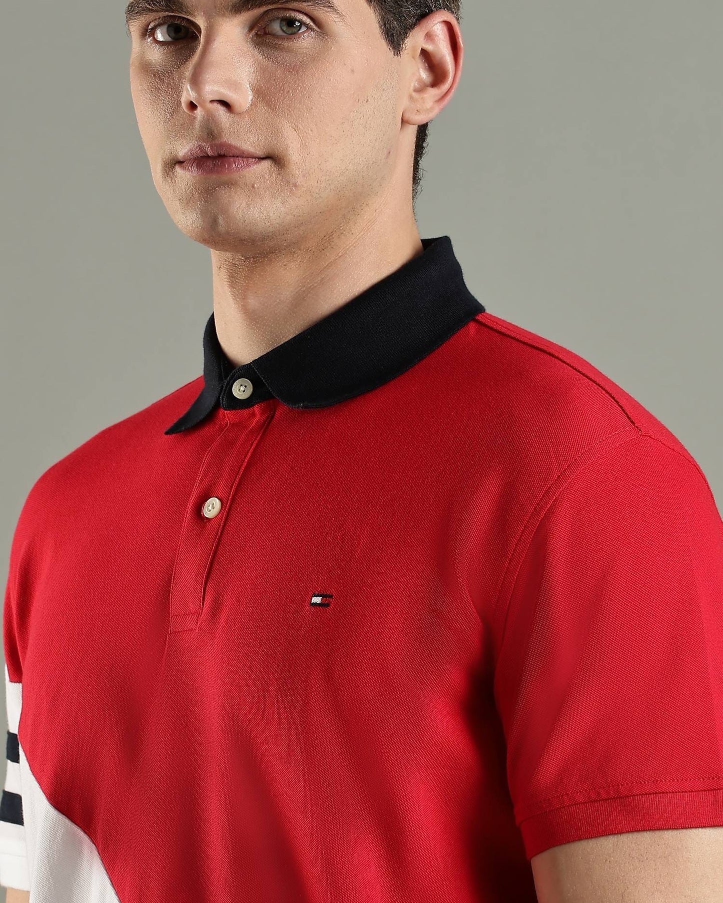 Tommy Hilfiger Color-block Polo Shirt