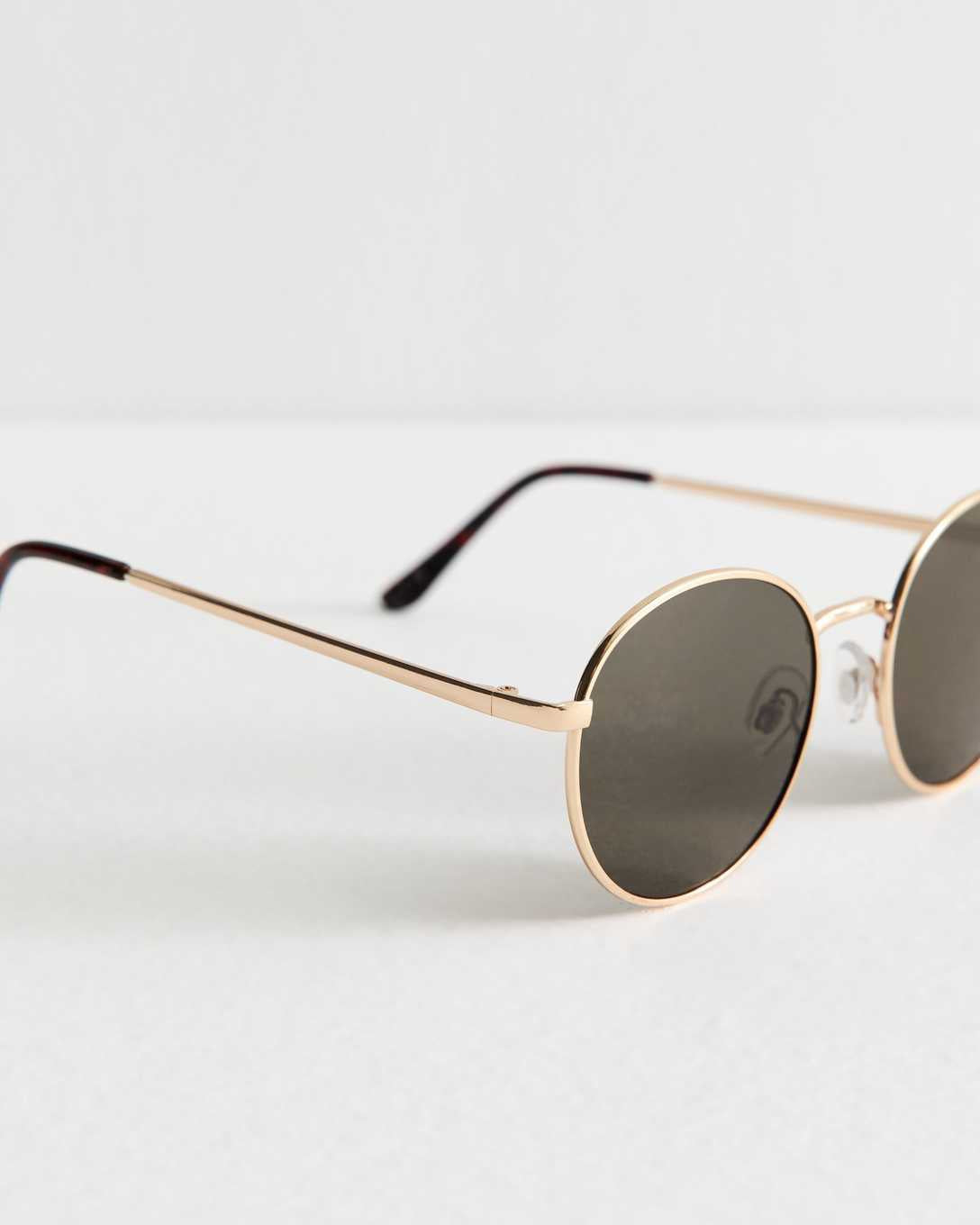 New Look Gold Frame Sunglasses