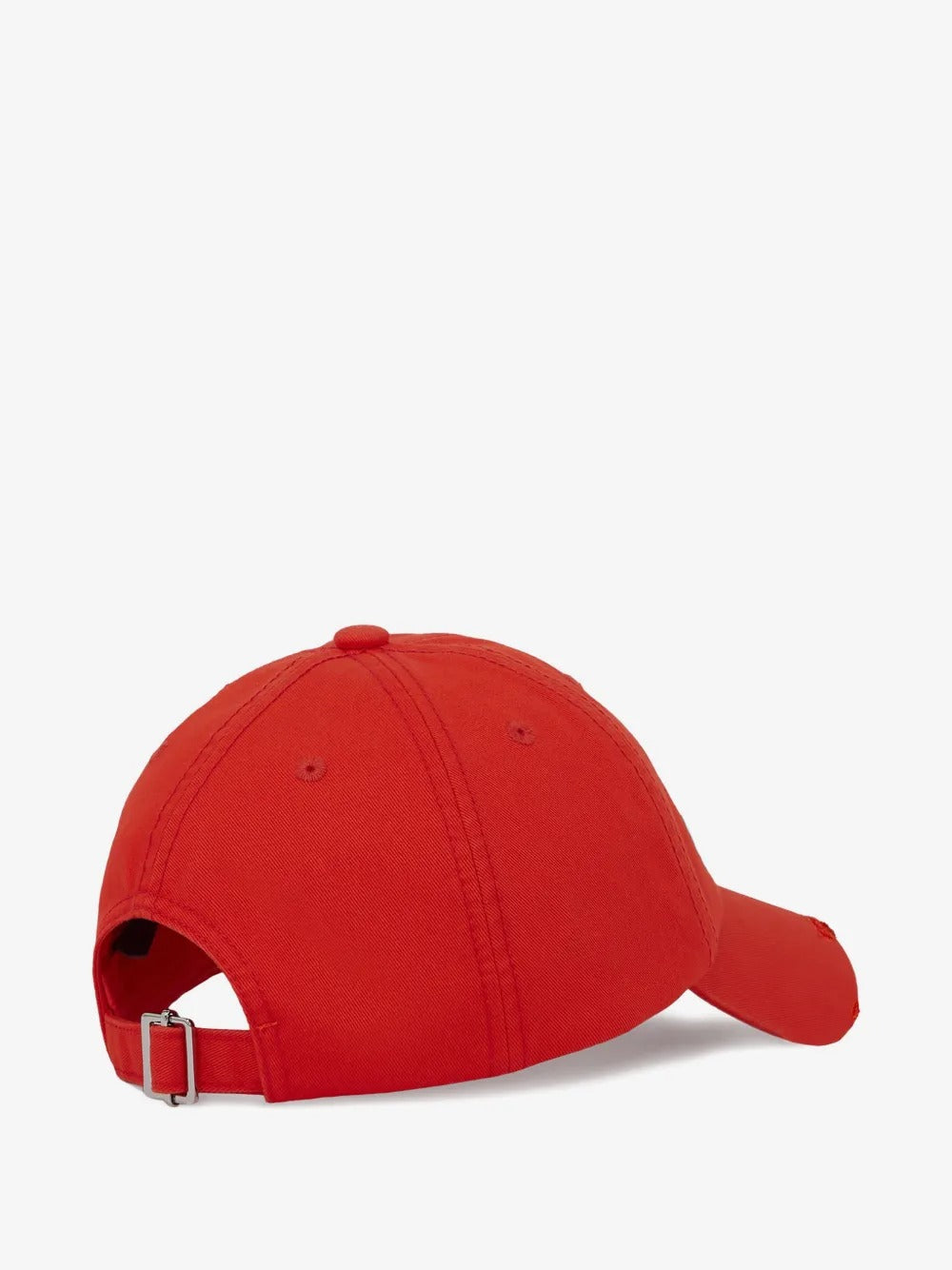 Karl Lagerfeld Distressed Cap in Red