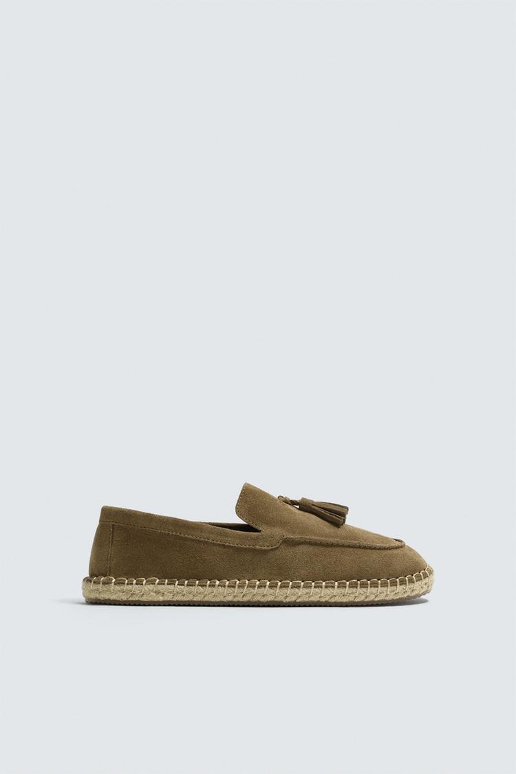 Zara Casual Leather Loafer.