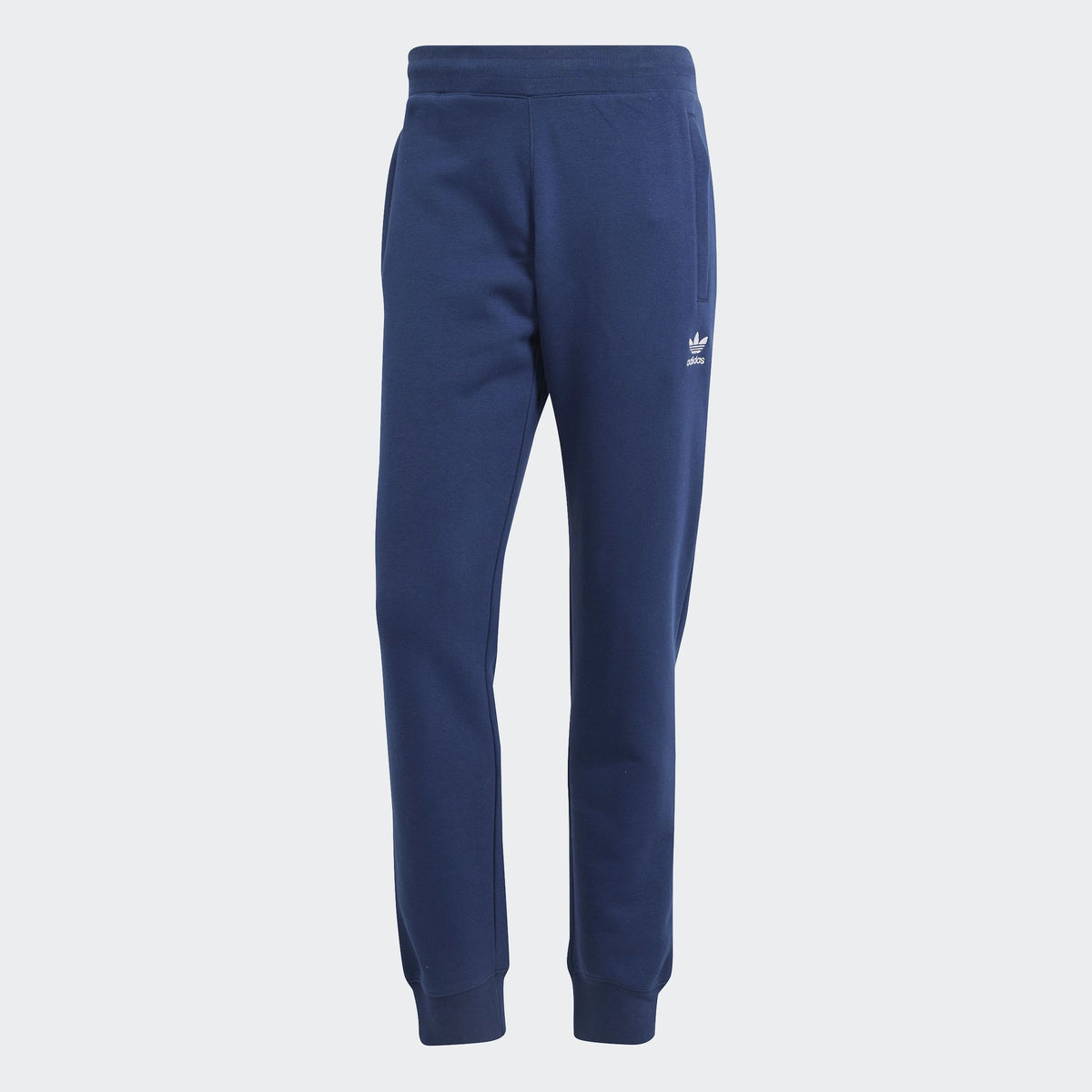 Adidas Regular Fit Trefoil Essential Fleece Jogger in Blue