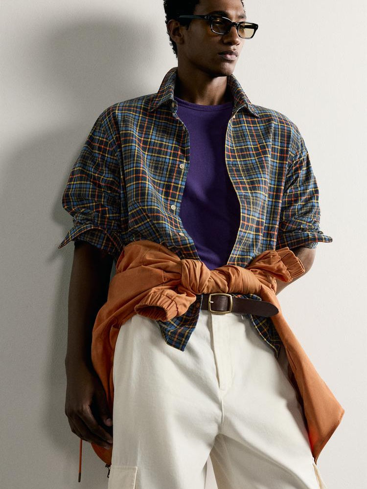Zara Relaxed Fit Plaid Shirt