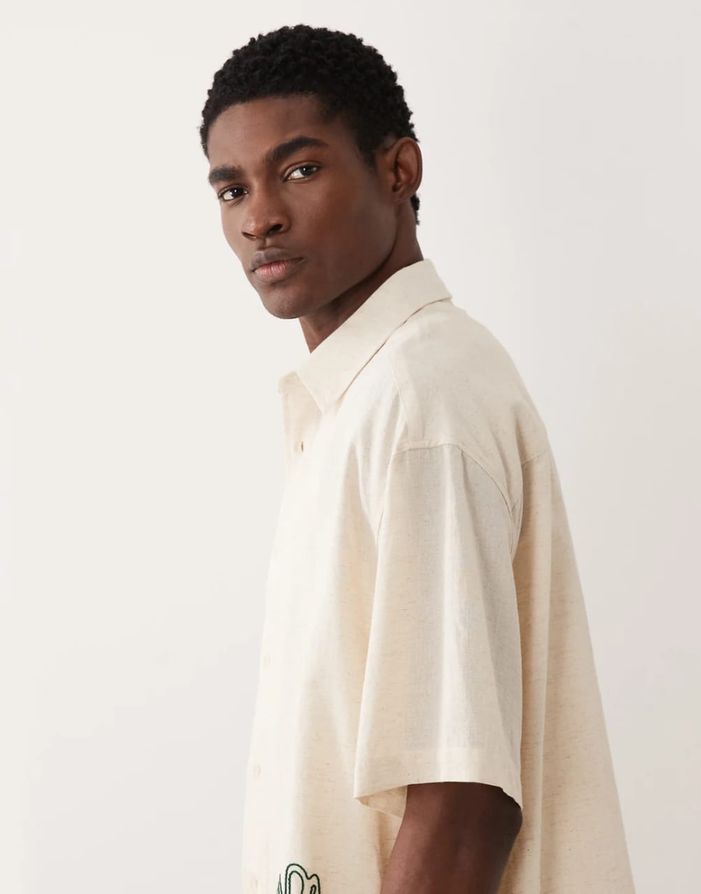 Oversized Embroidered Shirt
