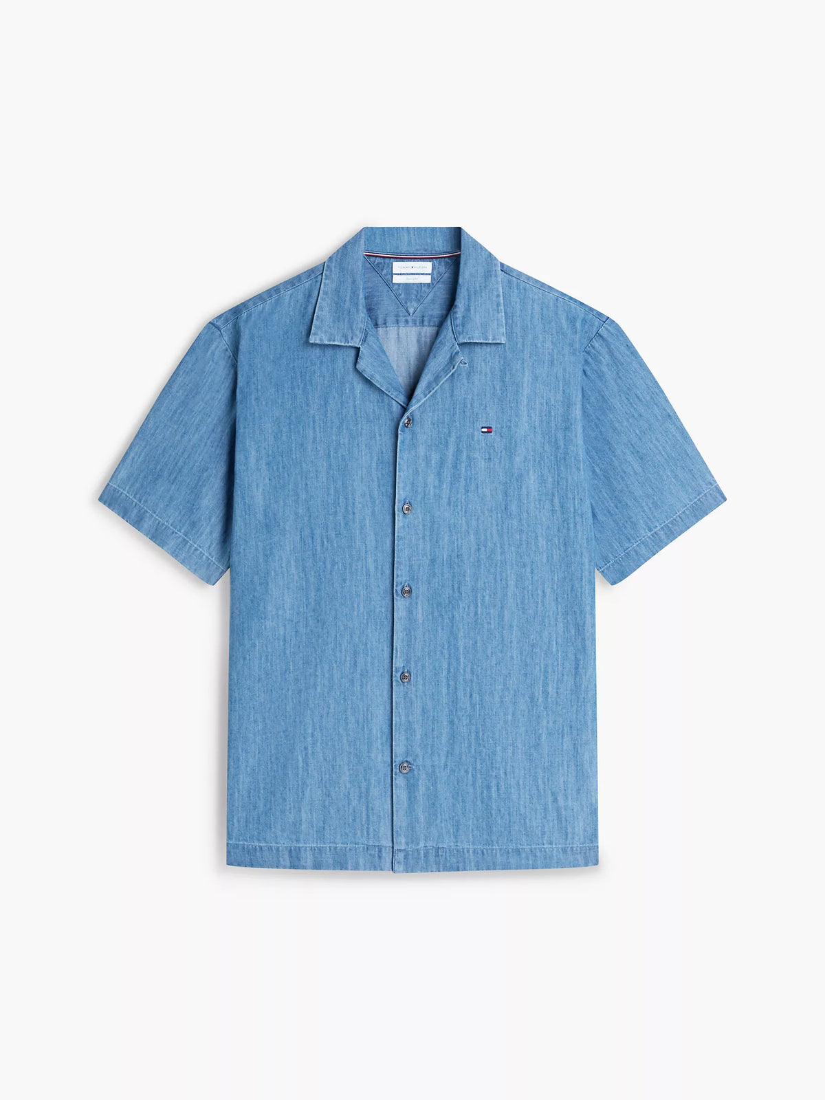 Tommyy Hilfiger Classic Fit Lightweight Denim Camp Shirt