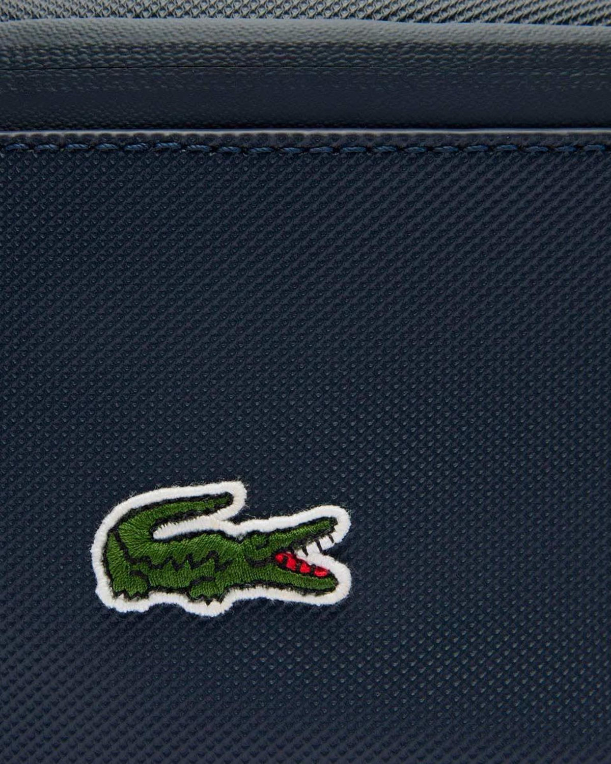 Lacoste Zipped Belt Bag In Navy
