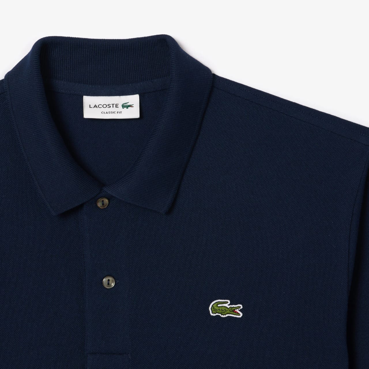 Lacoste Navy Pique Polo Shirt