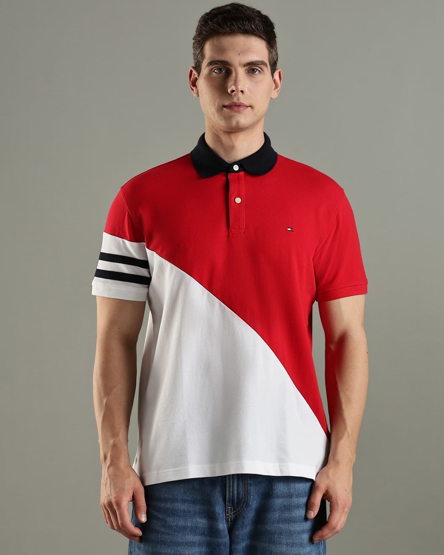Tommy Hilfiger Color-block Polo Shirt