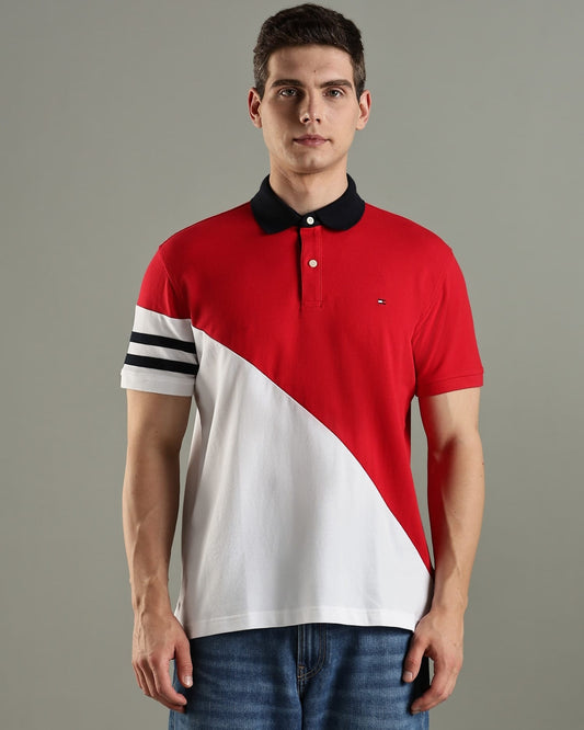 Tommy Hilfiger Color-block Polo Shirt