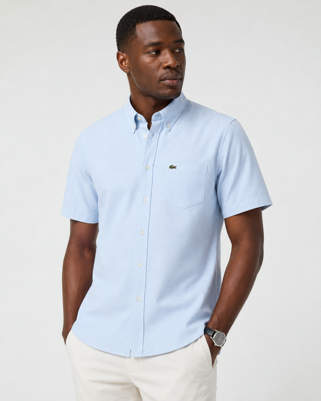 Lacoste Regular Fit Shirt In Blue
